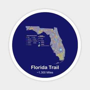 Florida Trail, National Scenic Trail Route Map Magnet